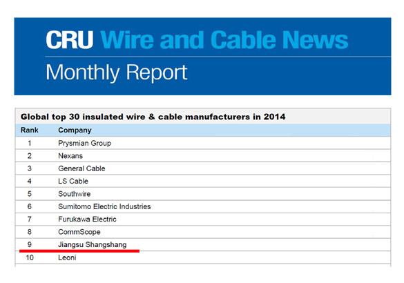 mg冰球突破电缆再次进入全球绝缘线缆制造商前十