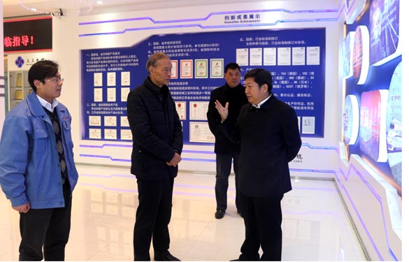 国家质检总局质量治理司司长黄国梁一行来mg冰球突破电缆调研