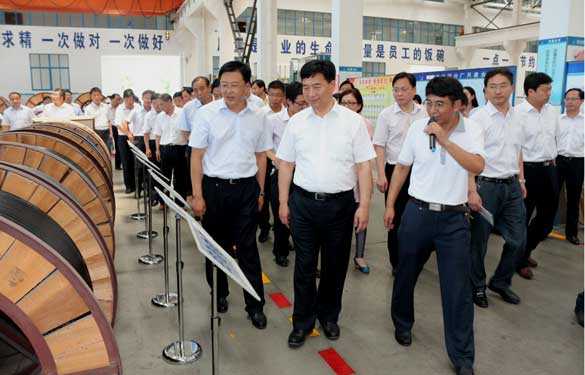 盱眙县党政代表团来mg冰球突破集团旅行考察