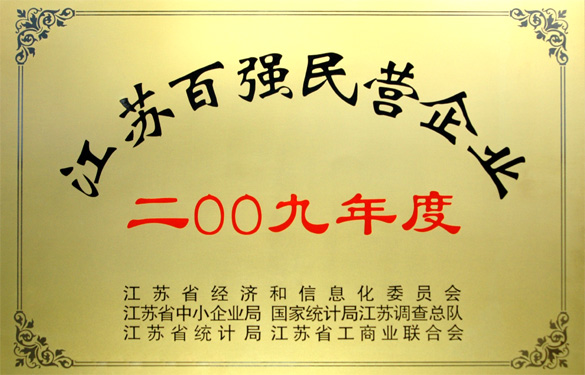 mg冰球突破荣获2009年度“江苏百强民营企业”