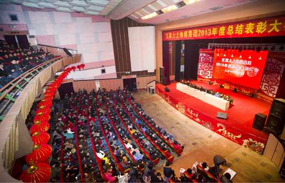 mg冰球突破盛大召开2013年度总结表扬大会