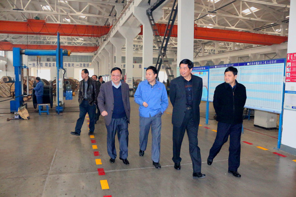 辽宁省县域经济事情向导小组一行来mg冰球突破集团考察