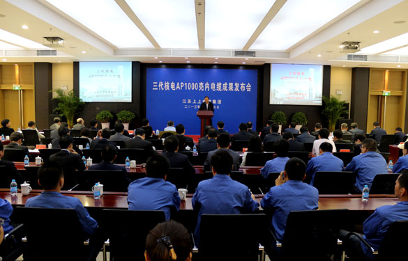 mg冰球突破三代核电AP1000壳内电缆效果宣布会乐成召开