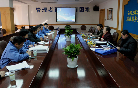 “江苏省用户知足效劳奖”审核组来mg冰球突破集团举行现场审核