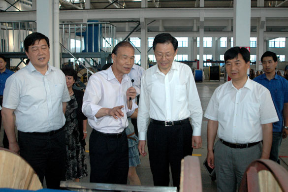 江苏省省长李学勇来mg冰球突破视察