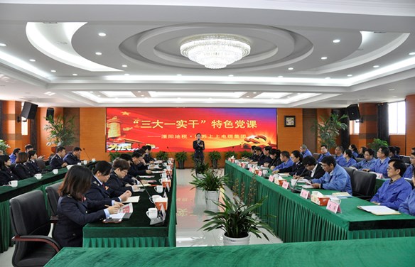 溧阳地税“三大一实干”税企共话特色党课走进mg冰球突破电缆