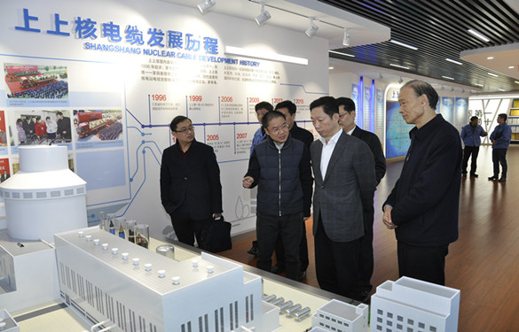 常州市委常委、纪委书记张春福一行来mg冰球突破电缆旅行考察