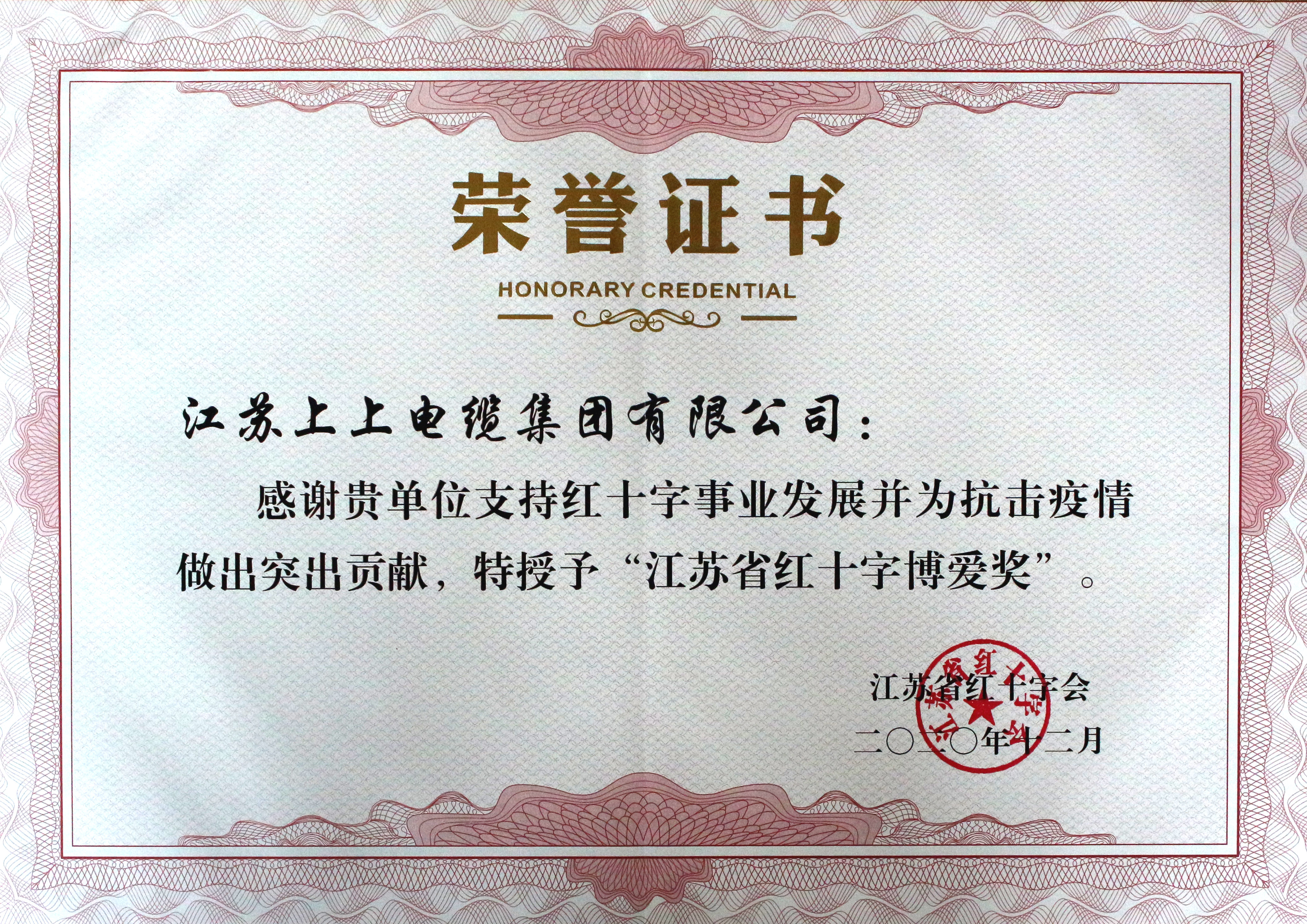 mg冰球突破被授予“江苏省红十字泛爱奖”