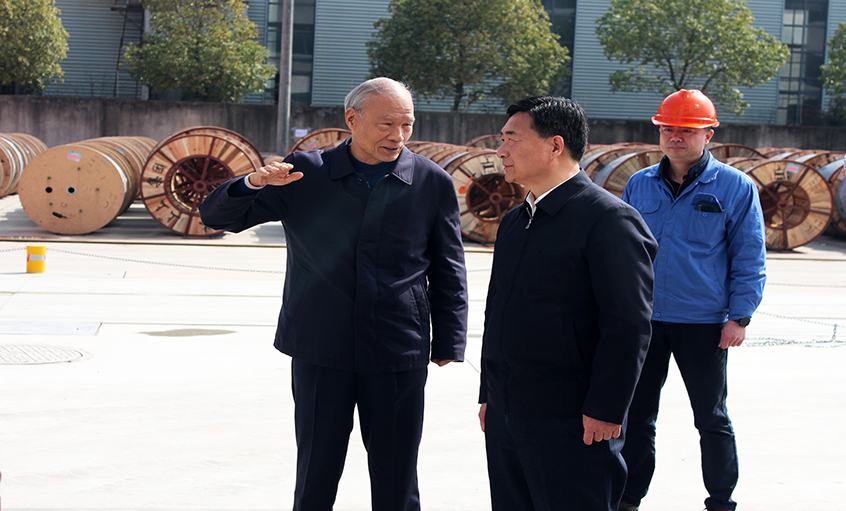 常州市人大常委会副主任盛建良来mg冰球突破电缆考察