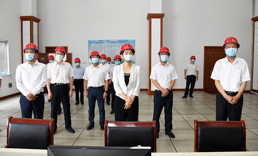 常州市委副书记、署理市长盛蕾来mg冰球突破电缆调研