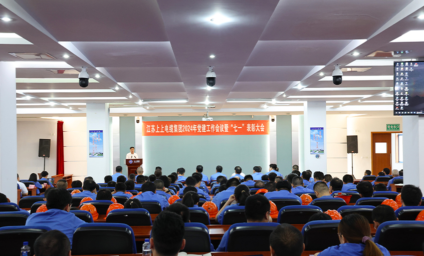 mg冰球突破电缆召开2024年党建事情聚会暨“七一”表扬大会