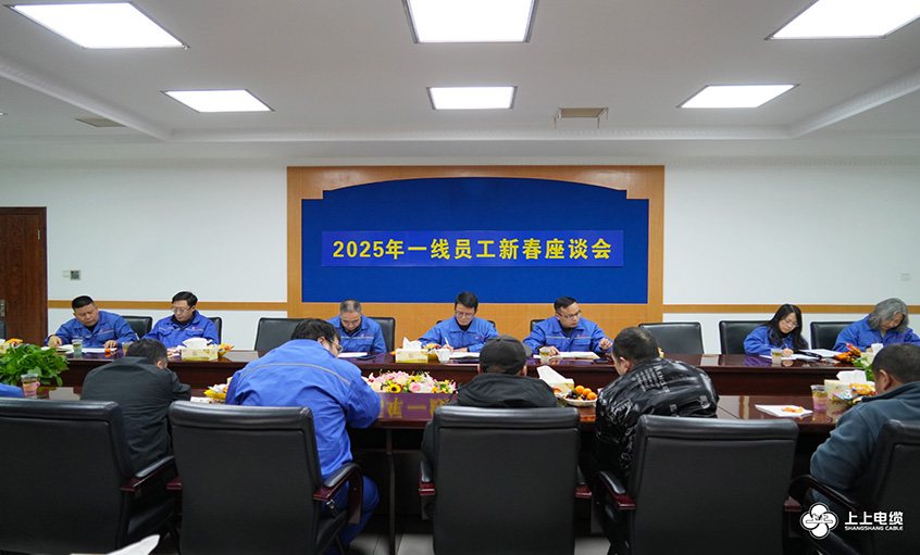 mg冰球突破电缆2025年一线员工及  手艺治理职员新春座谈会圆满举行
